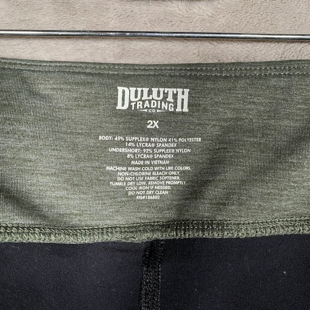 Duluth NoGa Skort UPF 50 Pockets Green Outdoor Hiking Stretch Skirt - Picture 3 of 10